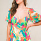 EXCEPTIONAL EXPRESSION WOVEN MAXI DRESS