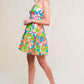 PRISTINE PRESENCE WOVEN MINI DRESS