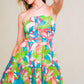 PRISTINE PRESENCE WOVEN MINI DRESS