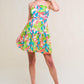 PRISTINE PRESENCE WOVEN MINI DRESS