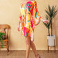 EASY WAY OUT WOVEN KAFTAN MINI DRESS