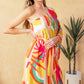 EASY WAY OUT WOVEN KAFTAN MINI DRESS
