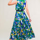 PRISTINE CHICNESS WOVEN MIDI DRESS