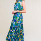 PRISTINE CHICNESS WOVEN MIDI DRESS