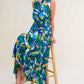 PRISTINE CHICNESS WOVEN MIDI DRESS
