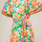 EFFERVESCENT LOVE TRUE WRAP MIDI DRESS