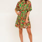 CLEAN AESTHETIC WOVEN MINI DRESS