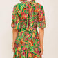 CLEAN AESTHETIC WOVEN MINI DRESS