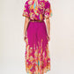 ENCHANTED TO MEET WOVEN MIDI DRESS