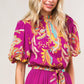 ENCHANTED TO MEET WOVEN MIDI DRESS