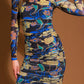 GARDEN BLOOM WOVEN MIDI DRESS