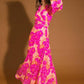 CUNNINGHAM FLORALS WOVEN MAXI DRESS