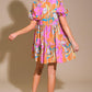 MOMENTOUS CUTENESS WOVEN MINI DRESS