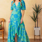 FOREVER DAYDREAMING WOVEN MIDI DRESS