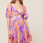 BLOOMING BRUNCH WOVEN MIDI DRESS