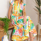 TOO MUCH TO BEAR WOVEN MIDI DRESS