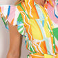 TOO MUCH TO BEAR WOVEN MIDI DRESS