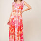 DRIVE-IN MOVIE WOVEN MAXI DRESS