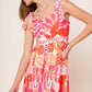 DRIVE-IN MOVIE WOVEN MAXI DRESS