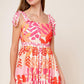 DRIVE-IN MOVIE WOVEN MAXI DRESS
