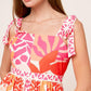 DRIVE-IN MOVIE WOVEN MAXI DRESS