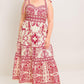 THE GARDEN'S SECRET WOVEN MIDI DRESS