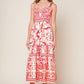 THE GARDEN'S SECRET WOVEN MIDI DRESS