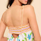 SAID AND DONE IVORY WOVEN MAXI DRESS
