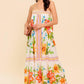 SAID AND DONE IVORY WOVEN MAXI DRESS
