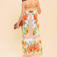 SAID AND DONE IVORY WOVEN MAXI DRESS