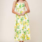 BEAMING PERFECTION IVORY WOVEN MIDI DRESS