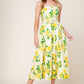 BEAMING PERFECTION IVORY WOVEN MIDI DRESS