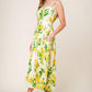 BEAMING PERFECTION IVORY WOVEN MIDI DRESS
