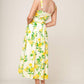 BEAMING PERFECTION IVORY WOVEN MIDI DRESS