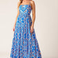 LAKESIDE PICNIC WOVEN MAXI DRESS