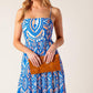 LAKESIDE PICNIC WOVEN MAXI DRESS