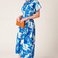 LOCAL ART SHOW WOVEN MIDI DRESS