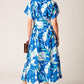 LOCAL ART SHOW WOVEN MIDI DRESS