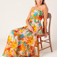 HALF PAST SUNSET WOVEN MAXI DRESS