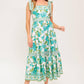 WRITTEN IN THE SKY WOVEN MIDI DRESS