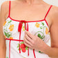 HEART OF GOLD WOVEN MINI DRESS
