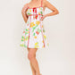 HEART OF GOLD WOVEN MINI DRESS
