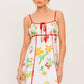 HEART OF GOLD WOVEN MINI DRESS