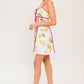HEART OF GOLD WOVEN MINI DRESS