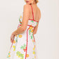 HEART OF GOLD WOVEN MINI DRESS