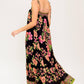 SUMMER GLOW BLACK WOVEN MAXI DRESS