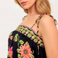 SUMMER GLOW BLACK WOVEN MAXI DRESS