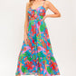 SLOW MOTION LOVE WOVEN MIDI DRESS