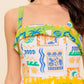 OUT OF OFFICE GREEN WOVEN MINI DRESS
