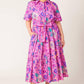 CELESTIAL SKIES WOVEN MIDI DRESS